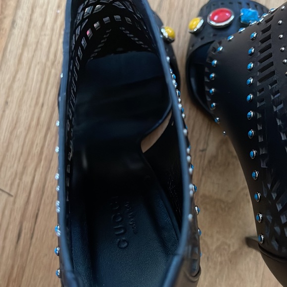 Gucci - Lika Laser Cut Ankle boot black size 40 - Picture 4 of 11